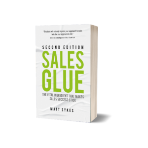 Book cover: Sales Glue